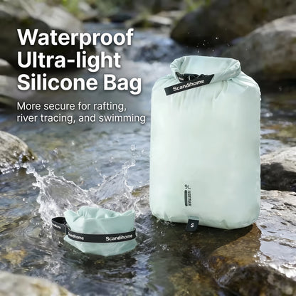 Waterproof Dry Bag – Ultralight 15D Roll-Top Dry Sack for Hiking, Camping & Travel