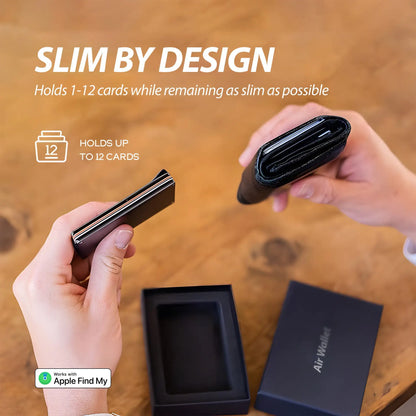 Pack3ease™ Air Wallet | The Ultimate Slim Smart Wallet with Apple Find My & RFID Protection