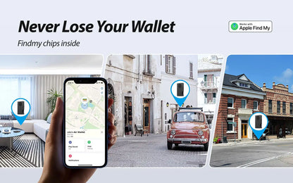 Pack3ease™ Air Wallet | The Ultimate Slim Smart Wallet with Apple Find My & RFID Protection