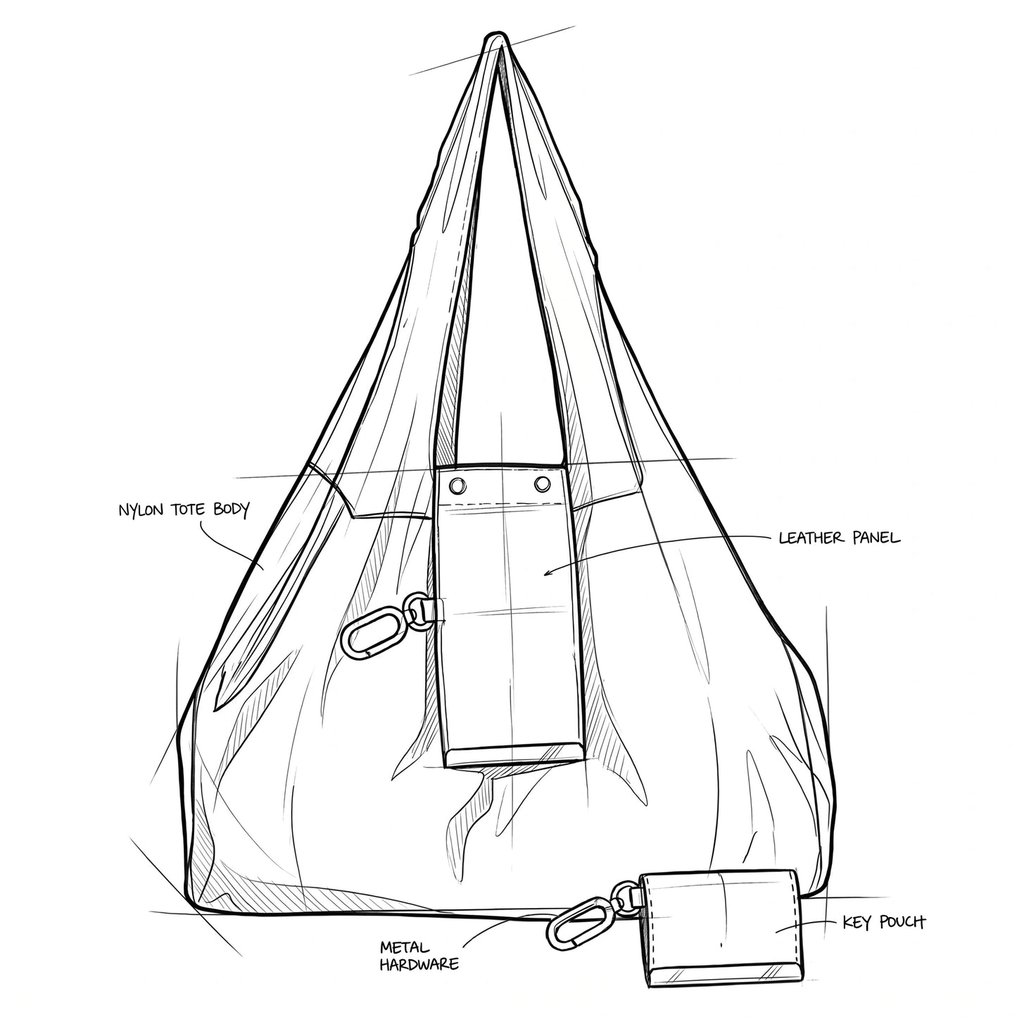 Pack3ease™ KeyTote Mini — Foldable Keychain Tote Bag