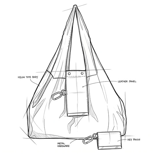 Pack3ease™ KeyTote Mini — Foldable Keychain Tote Bag