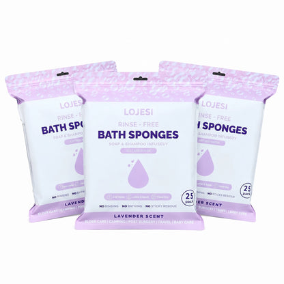 Pack3Ease™ No-Rinse Travel Body Wipes – Instant Foaming Cleanse