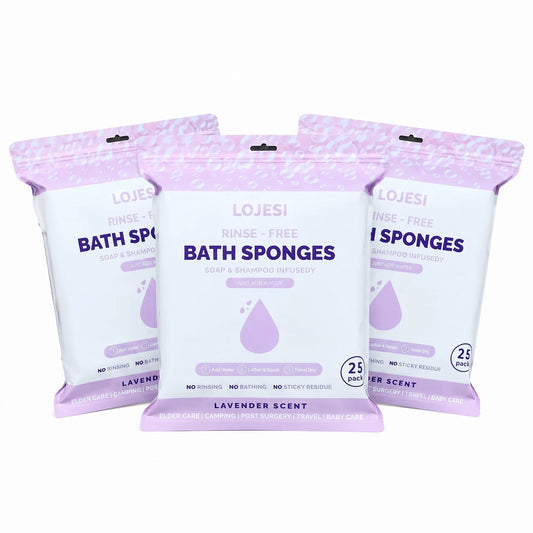 Pack3Ease™ No-Rinse Travel Body Wipes – Instant Foaming Cleanse