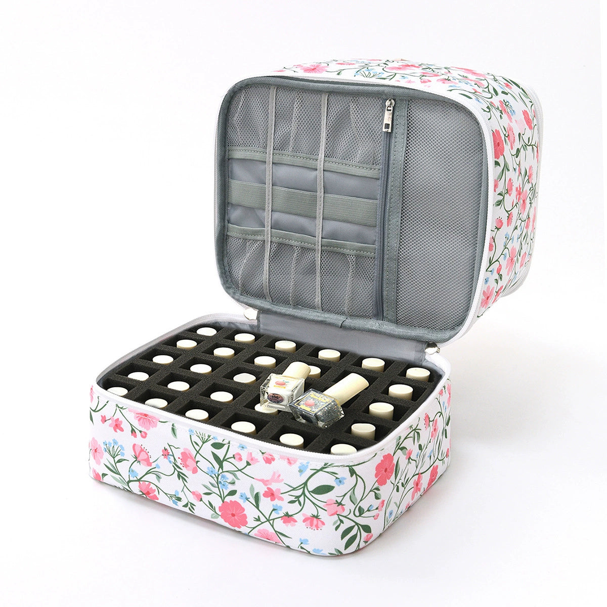 Pack3Ease™ Nail Polish Storage Case – Keep Every Color Neat & Visible