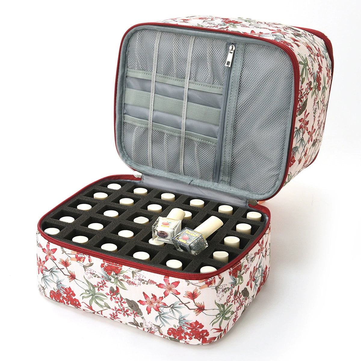 Pack3Ease™ Nail Polish Storage Case – Keep Every Color Neat & Visible