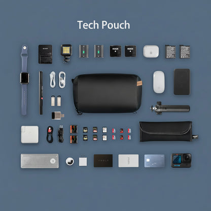 PACK3EASE™ Premium Travel Tech Organizer – Water-Resistant Electronics Case for Smart Organization