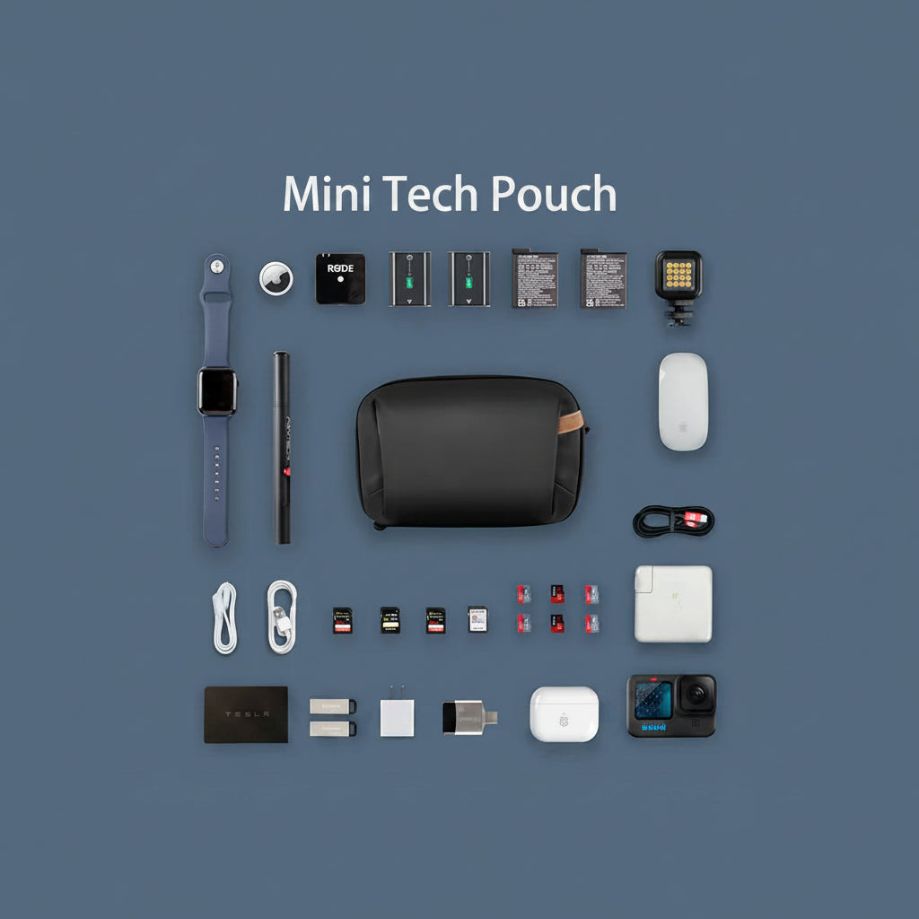 PACK3EASE™ Premium Travel Tech Organizer – Water-Resistant Electronics Case for Smart Organization