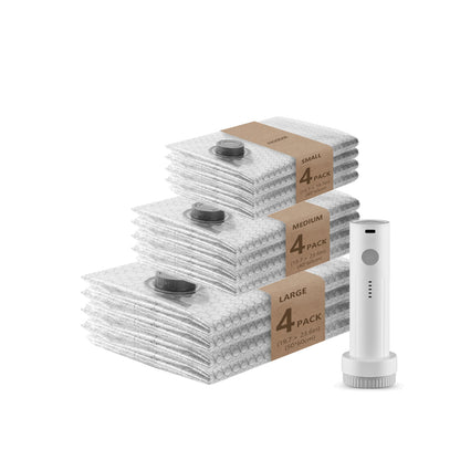 Pack3Ease™ SpaceSaver Vacuum Storage Bags