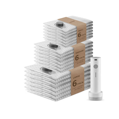 Pack3Ease™ SpaceSaver Vacuum Storage Bags