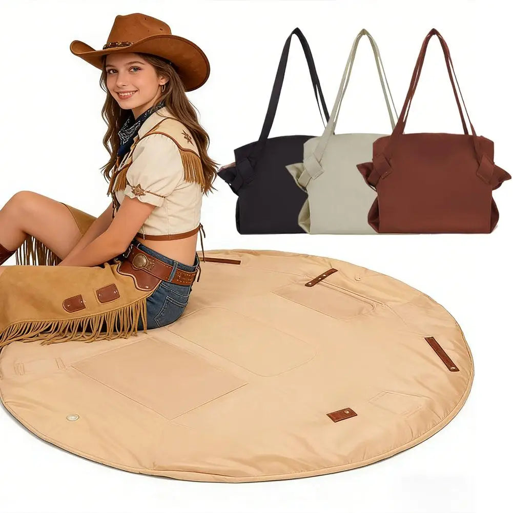 Pack3Ease Multi-Use Travel Tote Bag & Portable Activity Mat